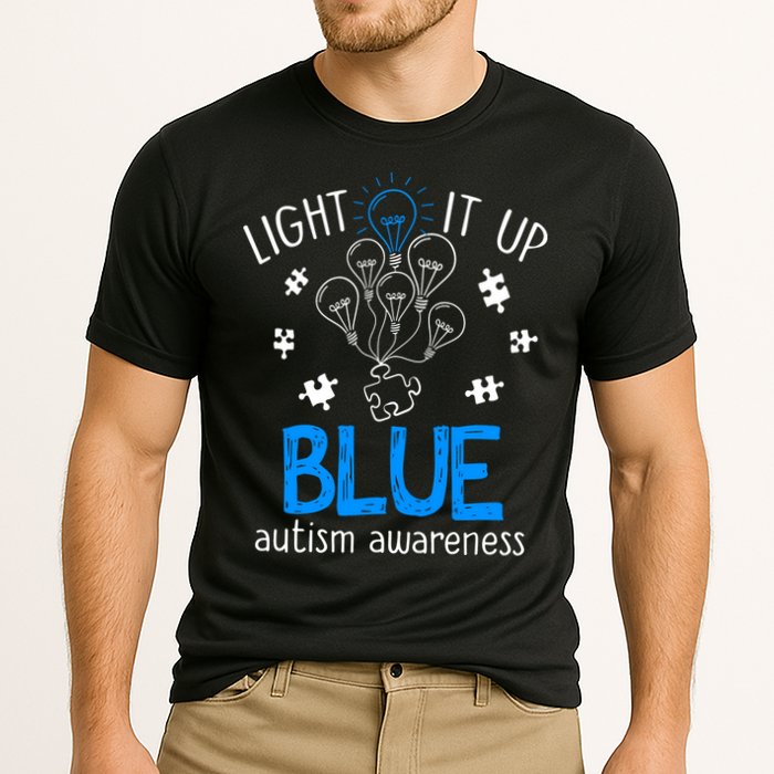 Autism Awareness Autism Support Men Cooling Performance Crew T-Shirt