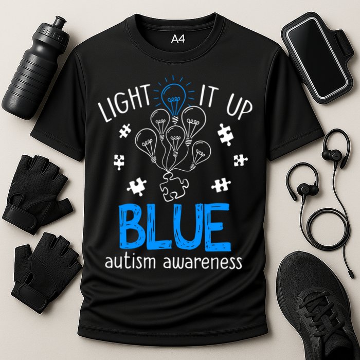 Autism Awareness Autism Support Men Cooling Performance Crew T-Shirt