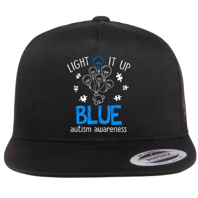 Autism Awareness Autism Support Men Flatbill Hat