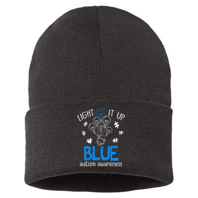 Autism Awareness Autism Support Men Sustainable Knit Beanie