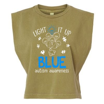 Autism Awareness Autism Support Men Garment-Dyed Women's Muscle Tee