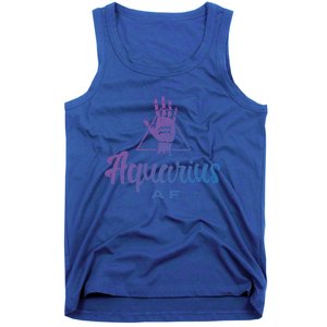 Aquarius Af / Aquarius Birthday Month Astrology And Zodiac Gift Tank Top