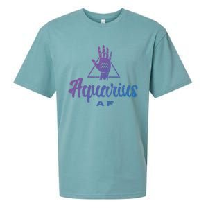 Aquarius Af / Aquarius Birthday Month Astrology And Zodiac Gift Sueded Cloud Jersey T-Shirt