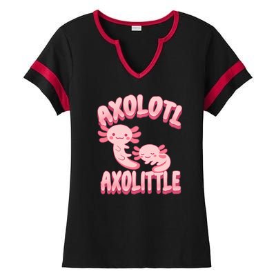 Axolotl Axolittle Ladies Halftime Notch Neck Tee