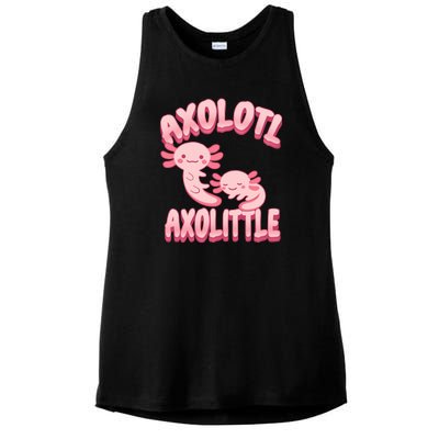 Axolotl Axolittle Ladies PosiCharge Tri-Blend Wicking Tank