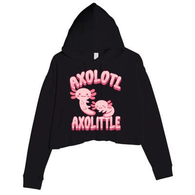 Axolotl Axolittle Crop Fleece Hoodie