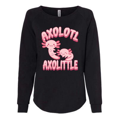 Axolotl Axolittle Womens California Wash Sweatshirt