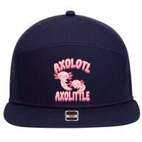 Axolotl Axolittle 7 Panel Mesh Trucker Snapback Hat