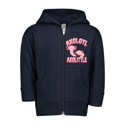 Axolotl Axolittle Toddler Zip Fleece Hoodie