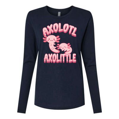 Axolotl Axolittle Womens Cotton Relaxed Long Sleeve T-Shirt