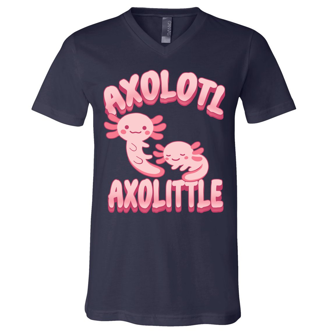 Axolotl Axolittle V-Neck T-Shirt