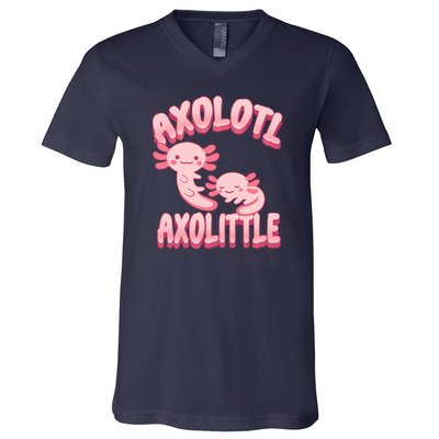 Axolotl Axolittle V-Neck T-Shirt