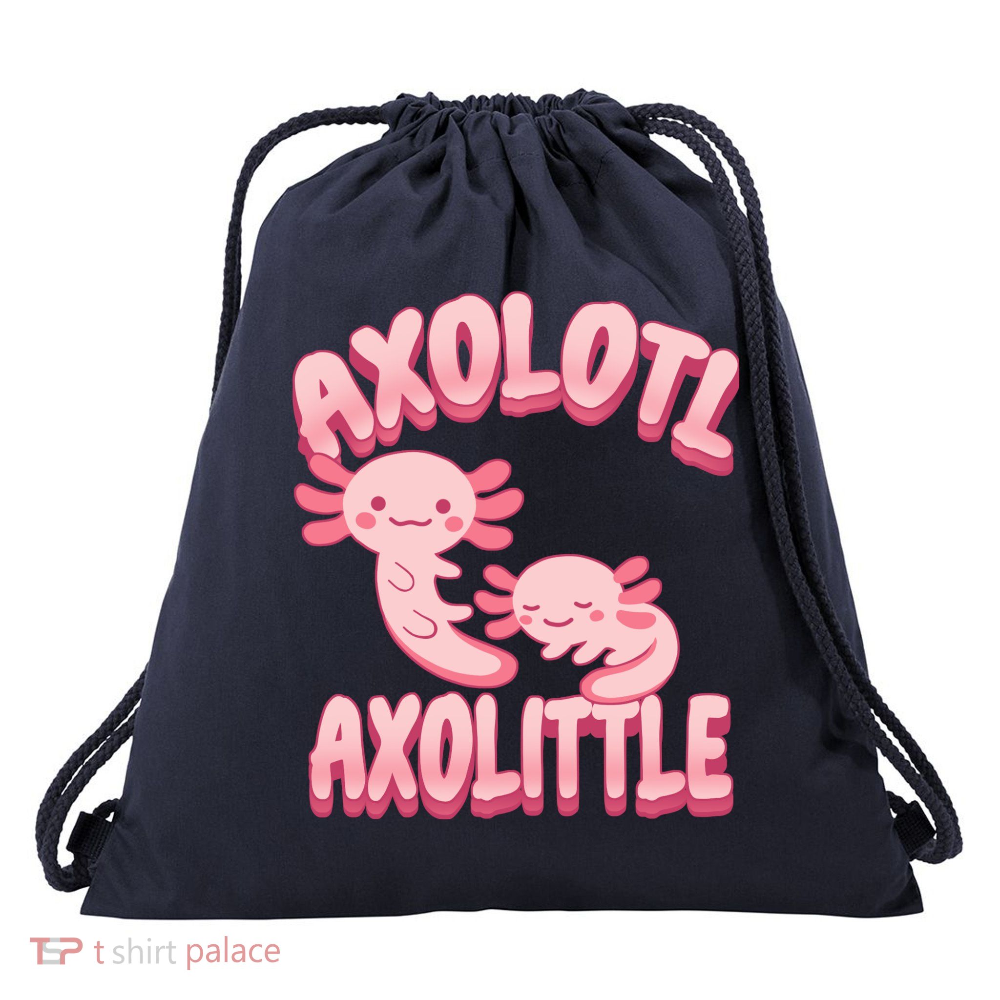 Axolotl Axolittle Drawstring Bag