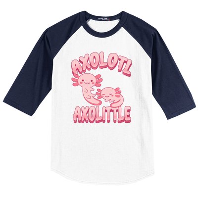 Axolotl Axolittle Baseball Sleeve Shirt