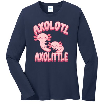 Axolotl Axolittle Ladies Long Sleeve Shirt