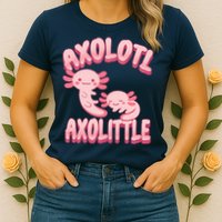 Axolotl Axolittle Womens T-Shirt