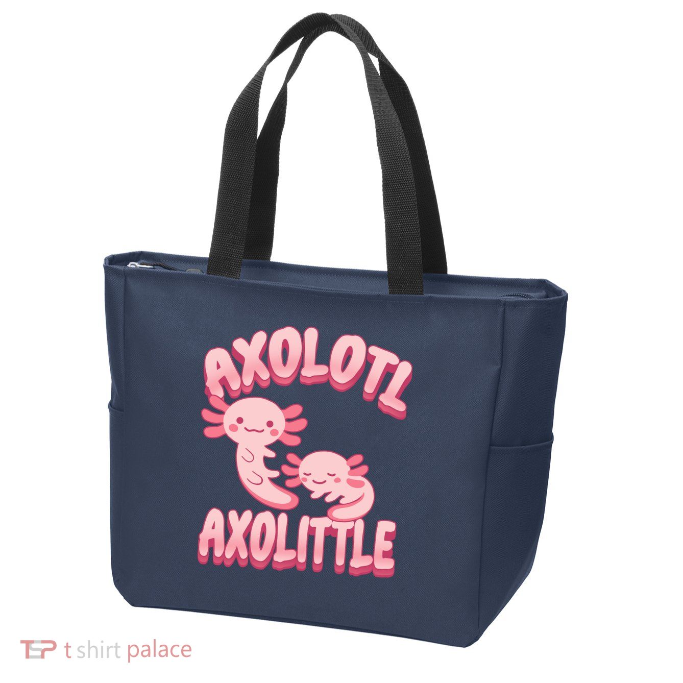 Axolotl Axolittle Zip Tote Bag