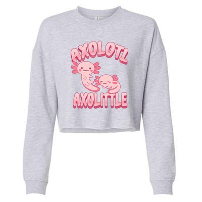 Axolotl Axolittle Cropped Pullover Crew