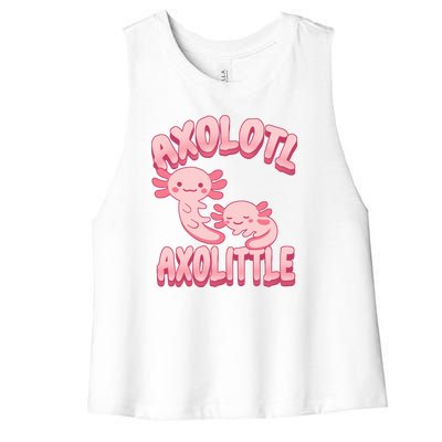 Axolotl Axolittle Women's Racerback Cropped Tank