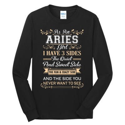 As An Aries I Have Three Sides Tall Long Sleeve T-Shirt