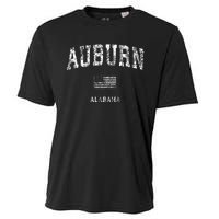 Auburn Alabama Al Vintage American Flag Cooling Performance Crew T-Shirt