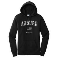 Auburn Alabama Al Vintage American Flag Women's Pullover Hoodie