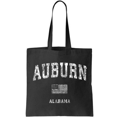 Auburn Alabama Al Vintage American Flag Bag