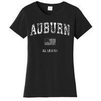 Auburn Alabama Al Vintage American Flag Women's T-Shirt