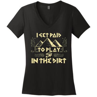 Archaeologist Archeology Ancient Egypt Women's V-Neck T-Shirt