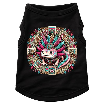 Aztec Axolotl Art Mexican Doggie Tank
