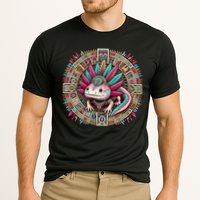 Aztec Axolotl Art Mexican Cooling Performance Crew T-Shirt