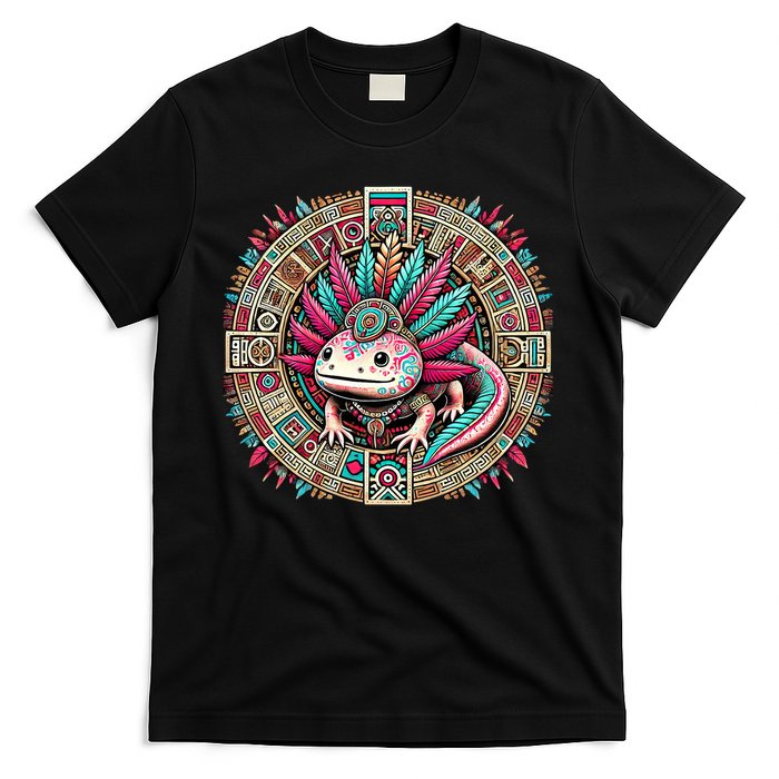 Aztec Axolotl Art Mexican T-Shirt