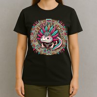 Aztec Axolotl Art Mexican T-Shirt