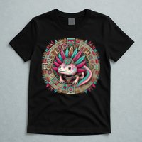 Aztec Axolotl Art Mexican T-Shirt