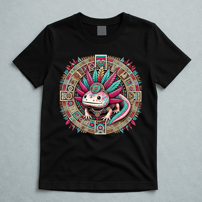 Aztec Axolotl Art Mexican T-Shirt