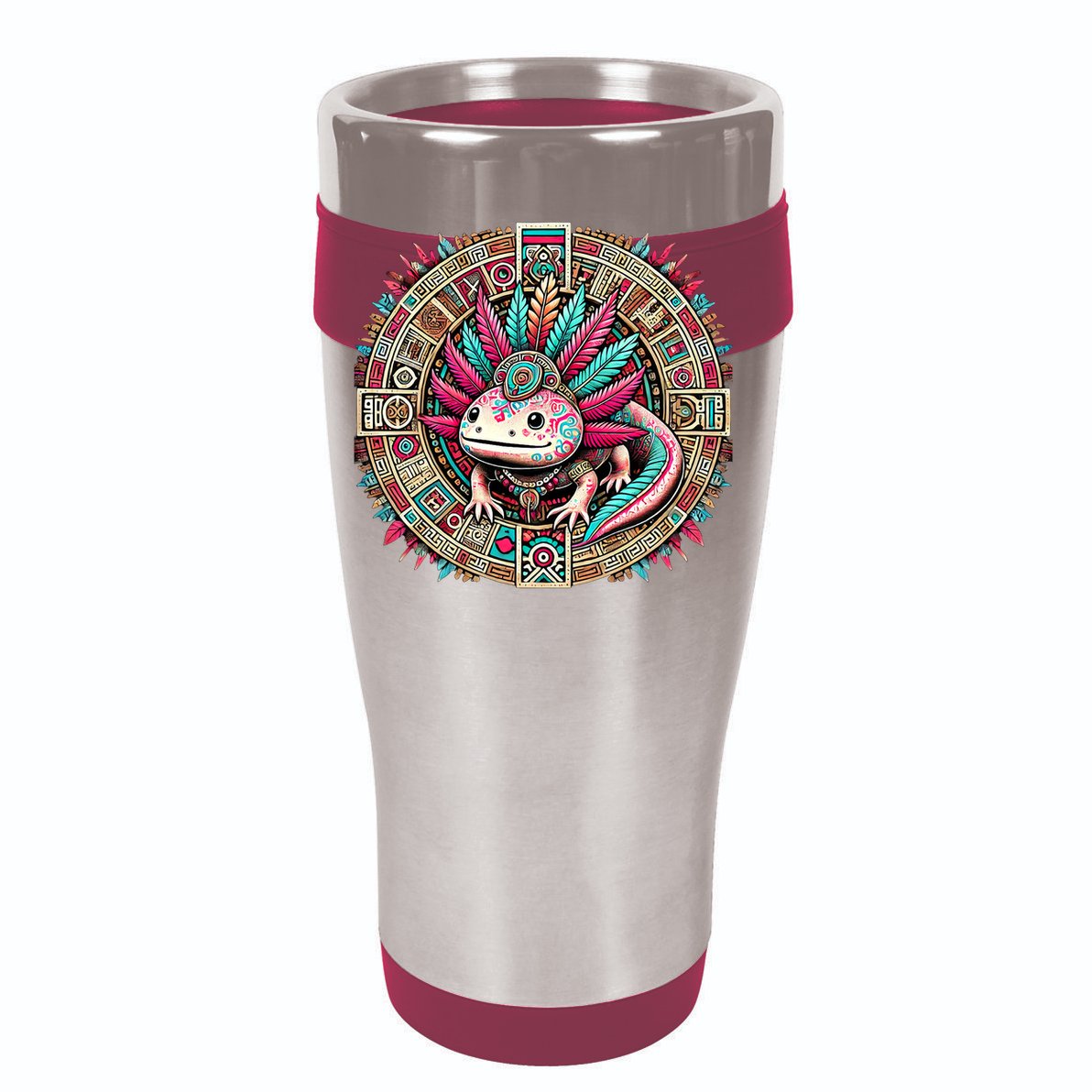 Aztec Axolotl Art Mexican Tumbler