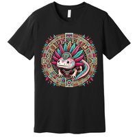 Aztec Axolotl Art Mexican Premium T-Shirt