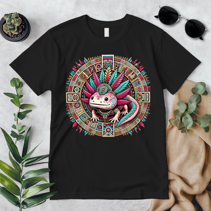 Aztec Axolotl Art Mexican Premium T-Shirt