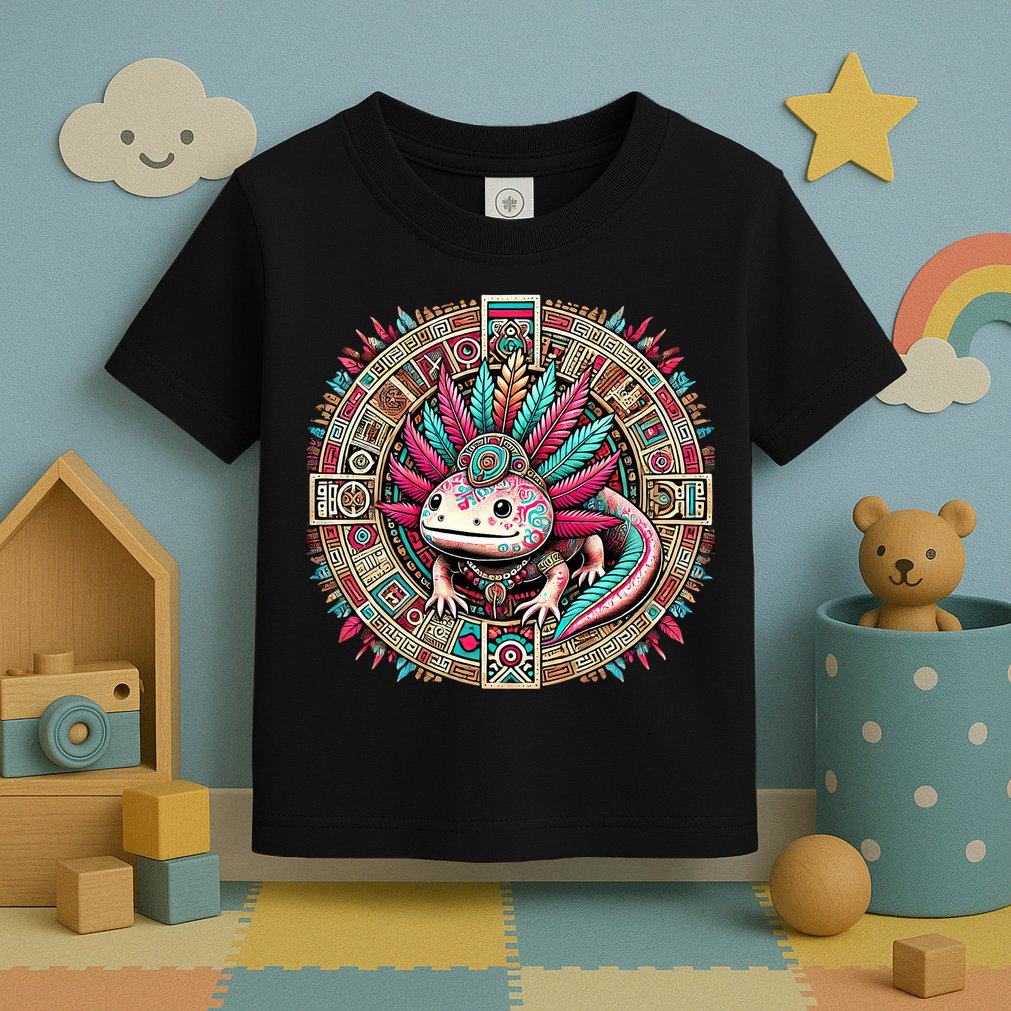 Aztec Axolotl Art Mexican Toddler T-Shirt
