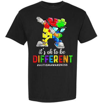 Autism Awareness Acceptance Kid Boy Its Ok To Be Different Garment-Dyed Heavyweight T-Shirt