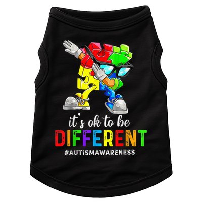 Autism Awareness Acceptance Kid Boy Its Ok To Be Different Doggie Tank