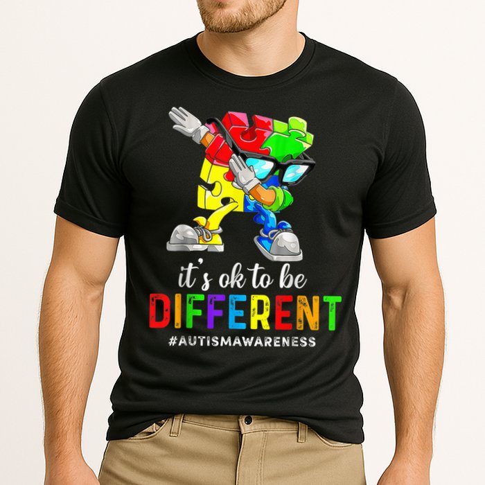 Autism Awareness Acceptance Kid Boy Its Ok To Be Different Cooling Performance Crew T-Shirt