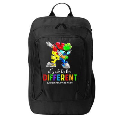 Autism Awareness Acceptance Kid Boy Its Ok To Be Different City Backpack