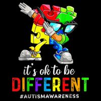 Autism Awareness Acceptance Kid Boy Its Ok To Be Different 7-Panel Snapback Hat