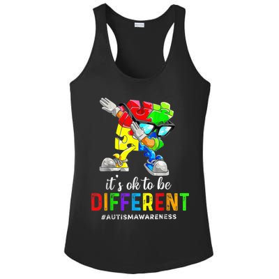 Autism Awareness Acceptance Kid Boy Its Ok To Be Different Ladies PosiCharge Competitor Racerback Tank