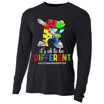 Autism Awareness Acceptance Kid Boy Its Ok To Be Different Cooling Performance Long Sleeve Crew