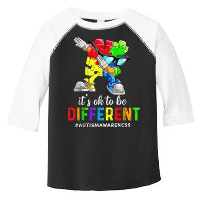 Autism Awareness Acceptance Kid Boy Its Ok To Be Different Toddler Fine Jersey T-Shirt