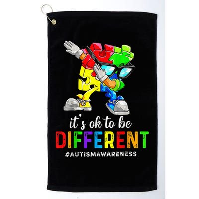 Autism Awareness Acceptance Kid Boy Its Ok To Be Different Golf Towel