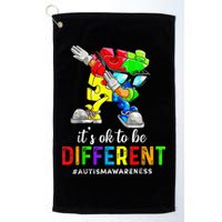 Autism Awareness Acceptance Kid Boy Its Ok To Be Different Golf Towel