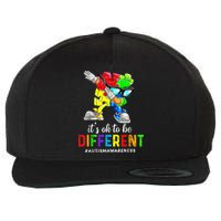 Autism Awareness Acceptance Kid Boy Its Ok To Be Different Wool Snapback Cap